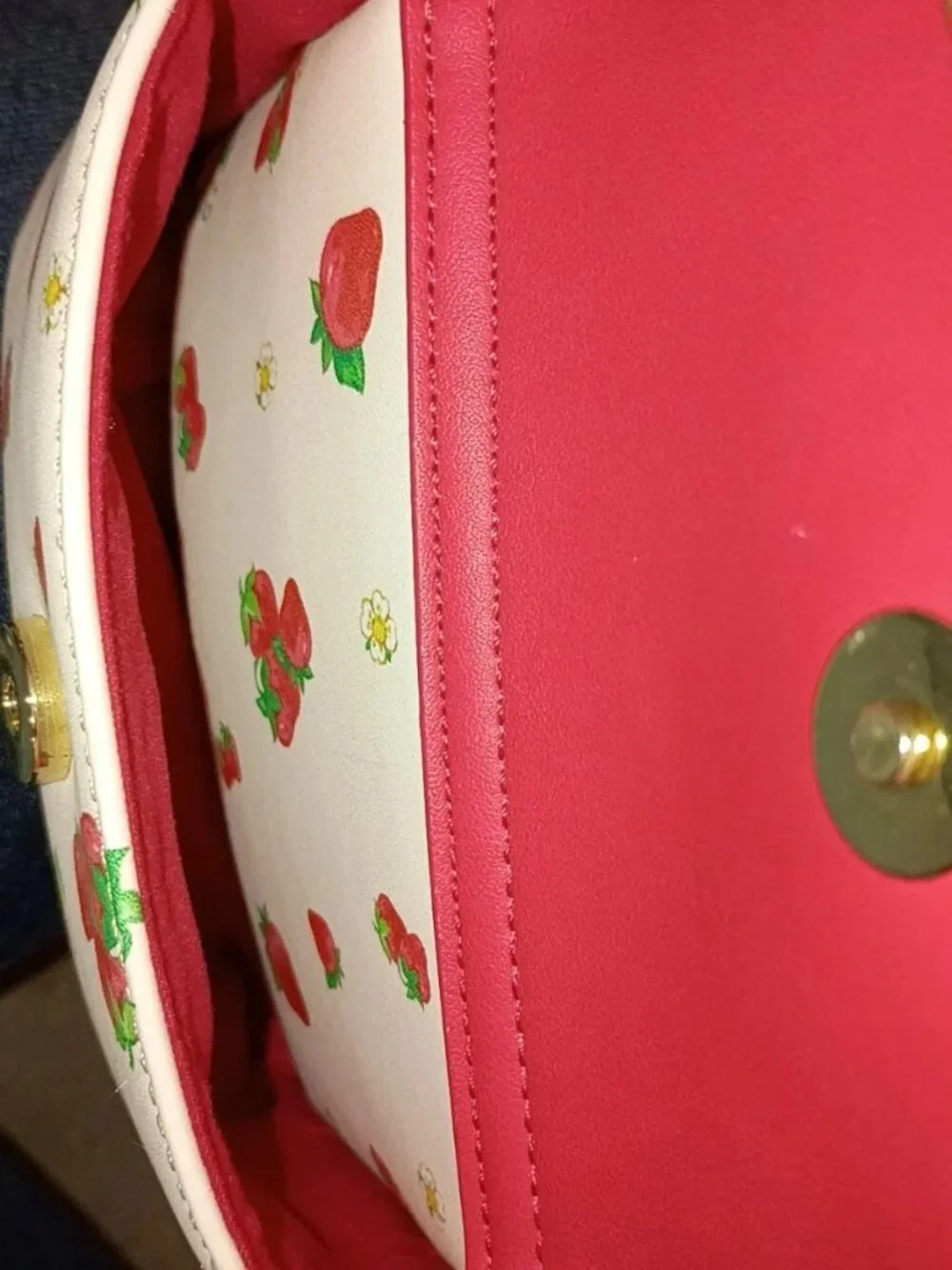 Strawberry Shortcake Gingham Mini Backpack Hot Topic Rare Official